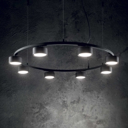 MINOR SP8 CZARNA LAMPA WISZĄCA   235547 Ideal-Lux